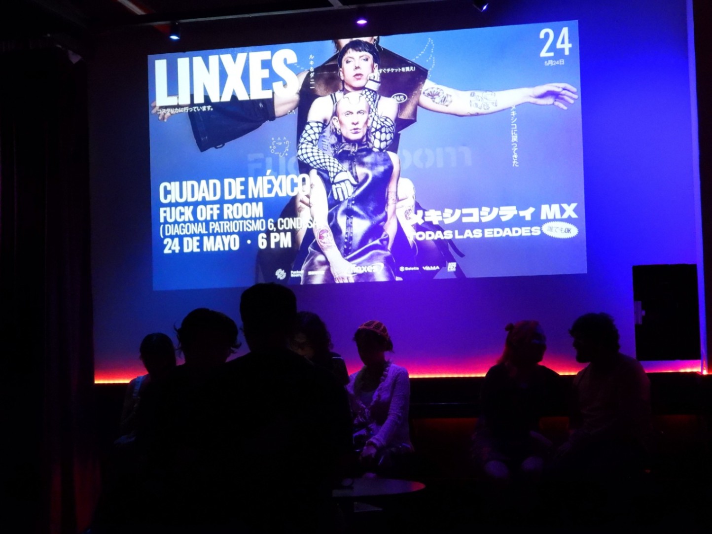 Linxes se despide de México con show en el Fuck Off Room