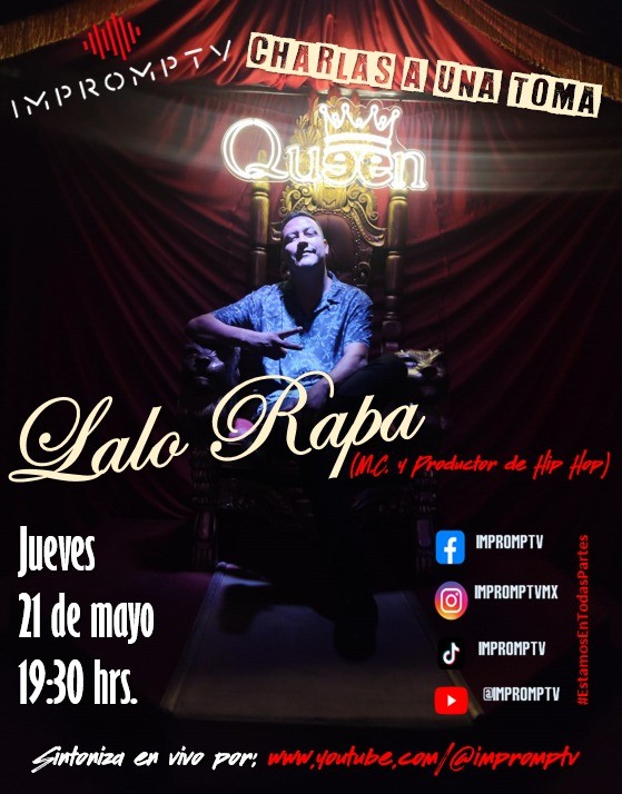 Charlas A Una Toma: Lalo Rapa (MC Y Productor de Hip Hop)