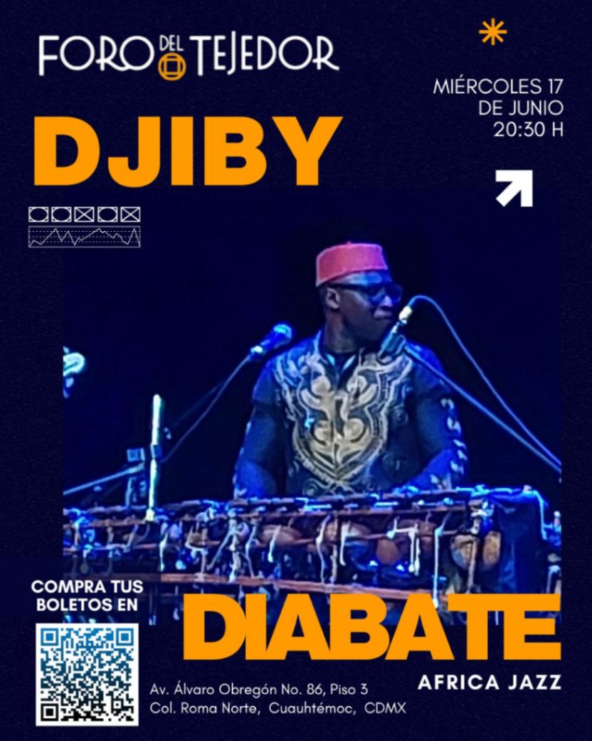 Flyer para Djiby Diabate -Africa Jazz