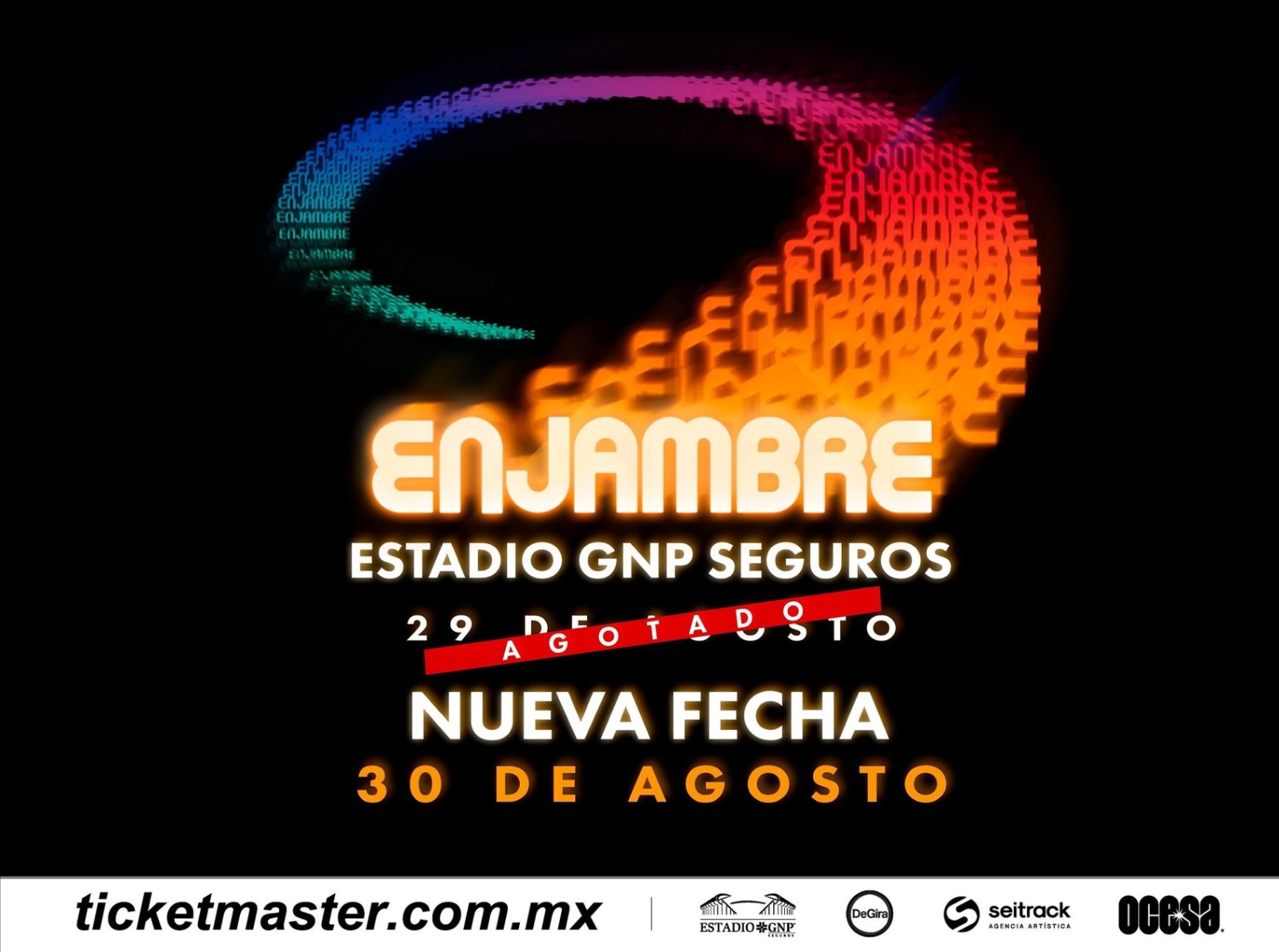 Flyer para ENJAMBRE