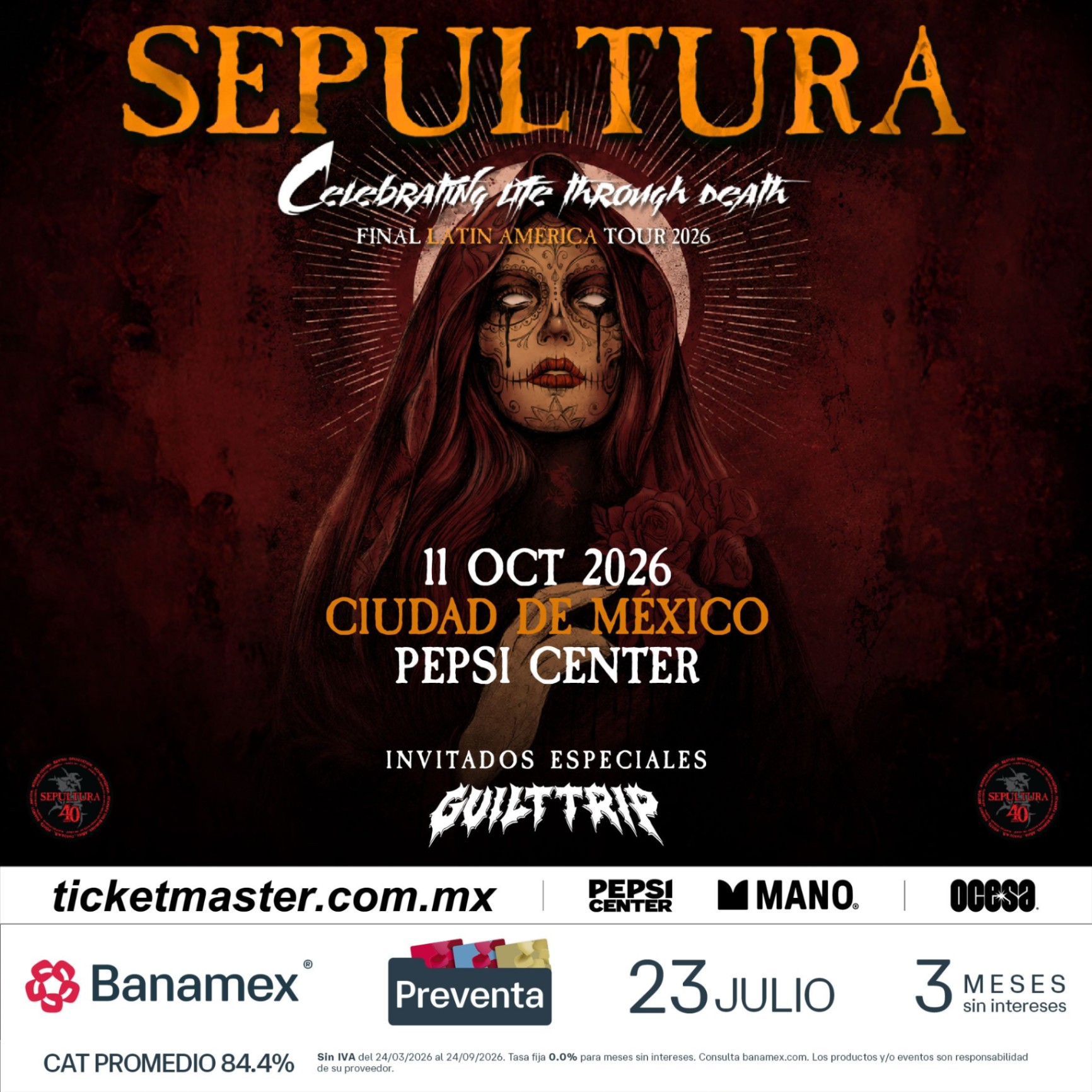 Flyer para Sepultura